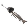 Fishbone Wind Chimes Relaxation Sound Beautiful Melody Iron Hanging Ornament