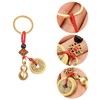 XNHIU Chinese Feng Shui Gourd Keychains Knot Lucky Coins Lucky