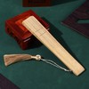 IMIKEYA Folding Hand Fan for Women: Wooden Bamboo Hand Fans