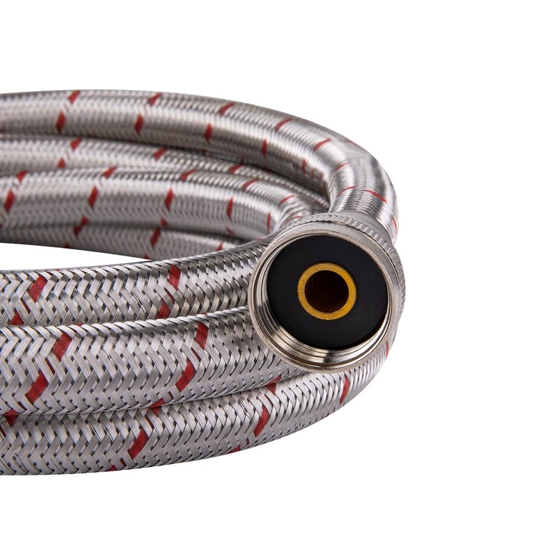 Hausen 120-Inch Stainless steel Washing machine connector 8 Feet -