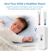 Wi-Fi Smart Thermometer Hygrometer, Digital Mini Indoor Temperature and Humidity