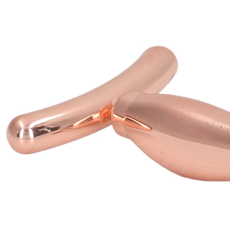 2pcs Metal Face Roller Set Zinc Alloy Facial Roller Massager