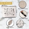 GREOXG Dogs Makeup Bag, Small Travel Cosmetic Bag with Zipper,