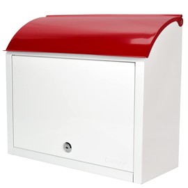 Barska Wall Mount Multi-Purpose Locking Mail Suggestion Drop Box with Key Lock for Home Office Classroom