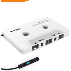 Arsvita Car Audio Bluetooth Cassette Receiver, Tape Player Bluetooth 5.0 Cassette to Aux Adapter
