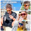 DUCO DK268 Kids Sunglasses, Children's Sunglasses, Baseball, Polarized Sunglasses, Sports,