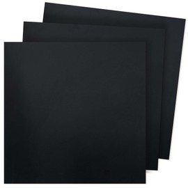 Black Phenolic Sheet12 x 12", 1/8" inch Thick, Pack of 3, Laminated Resin Plate Board for Electronic Fixtures, DIY and Crafts