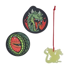 DerDieDas Basilisk 3-Piece Interchangeable Buttons, basilisk, Interchangeable buttons, 3 pieces.