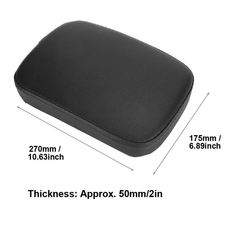 Motorcycle Suction Cup Seat Artificial Leather Suction Cup Rear Pillion