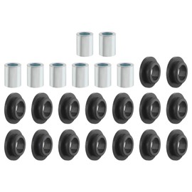 GoaMotors 16Pcs Shock Bushing and 8Pcs Sleeve Kit Compatible with Polaris Ranger 500 570 700 800 900 1000 Crew Ranger Diesel Brutus Ranger Pro XD Absorber Bushings Bearings Replace 7043340
