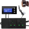 NEKOSUKI PID Day Night Thermostat Digital Dimming Thermostat with Timer,
