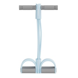 MERACH Multifunction Pedal Resistance Band, Elastic Pull Rope Fitness, Full-Body Workout at Home Gym, Exercise Sit-up, Yoga, Abdominal Training - Color: Blue