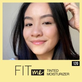 Maybelline 2 x Maybelline Fit Me Tinted Moisturizer, Natural Coverage, Face Makeup, #120