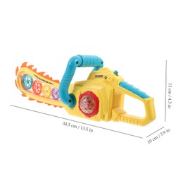 Generic Luminous Chainsaw Electric Lighting Prop with Safe Rounded Edges Fun Glowing for Boys for Parties and Role Play Random Color