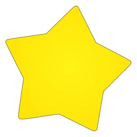 SHAPES ETC. Star Large Notepad, 5" x 7", 50 Sheets in a notepad for Patriotic Crafts, Holiday Decorations, Independence Day, Notes and Messages, Classroom, Kids Craft Projects
