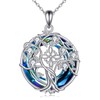 VENACOLY Witches Knot Tree of Life Necklace 925 Sterling Silver