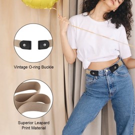 SIOPPKIK Elastic Comfort Belt for Men and Women No Buckle No Dents Invisible Belt, d'Alene to