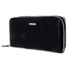 bruno banani New York Double Zip Around Wallet Black, black