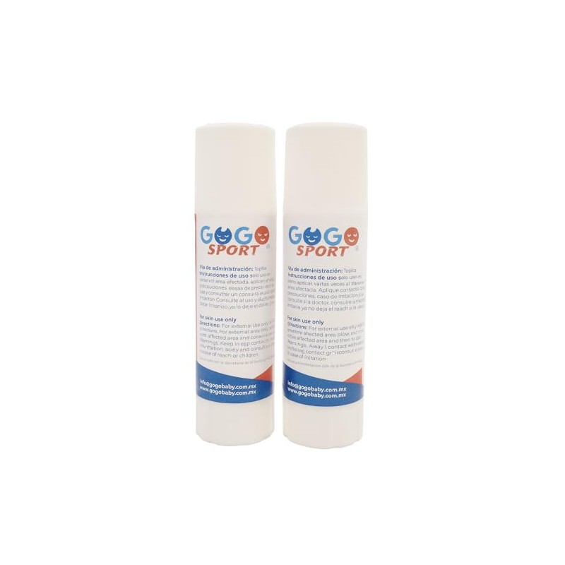 GOGO Sport Arnica Stick, Blsamo para Golpes y Moretones, Pack