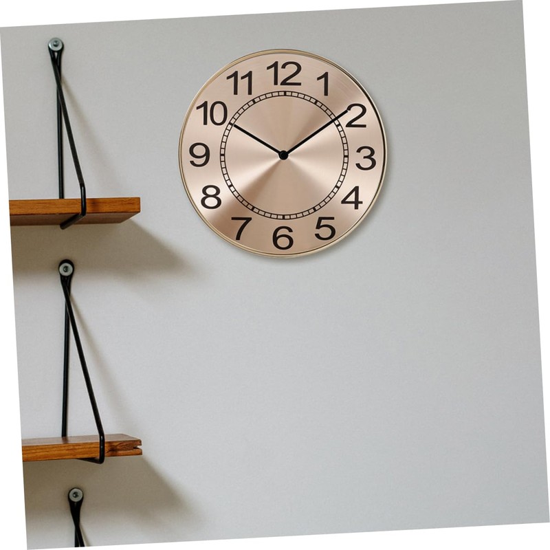 iplusmile Aluminum Clock Dial Replacement for DIY Projects Rose Gold