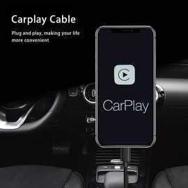 3.3FT iPhone iPhone 17 Air 16e 16 15 Pro Max Plus Car Carplay Cable, USB A to USB C Charging Cord for Apple Carplay USB C Cable for iPhone 16/15 Series for IPad USB Type C C Charging Cord (Black)