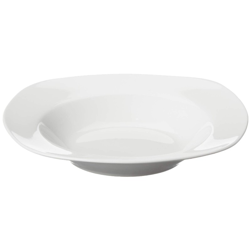 10 Strawberry Street 45-Piece Square Dinnerware Set, White