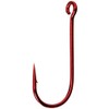 (Size 4/0, Red) - Gamakatsu Siwash Hook Nickel& Red Size