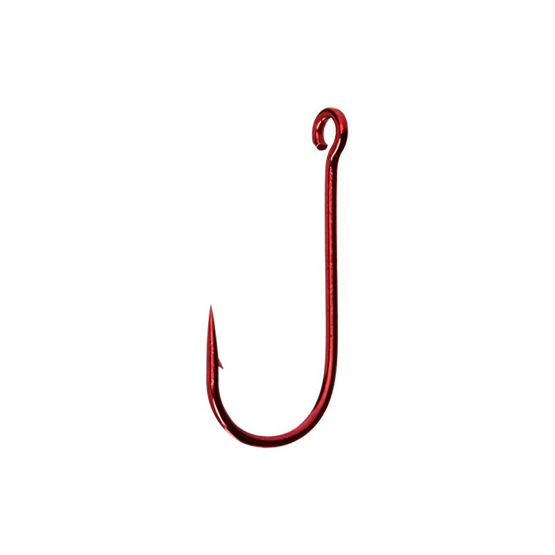 (Size 4/0, Red) - Gamakatsu Siwash Hook Nickel& Red Size