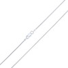 ARGENTO REALE 1MM- 2MM Sterling Silver Round Snake Chain Necklace-