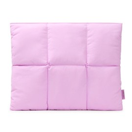 Comfyable Puffy Laptop Sleeve 13 14 15 16", Lightweight Case, Pillow Purse for MacBook M4 M3 M2 M1, Notebook Sleeve, Gift, Work, School:_Lavender Pink_For 15" MBA / 16" MBP M4 M3 M2 M1