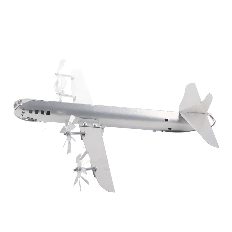 Aircraft Wind Spinner Metal Windmill Airplane Wind Spinner Sculpture for
