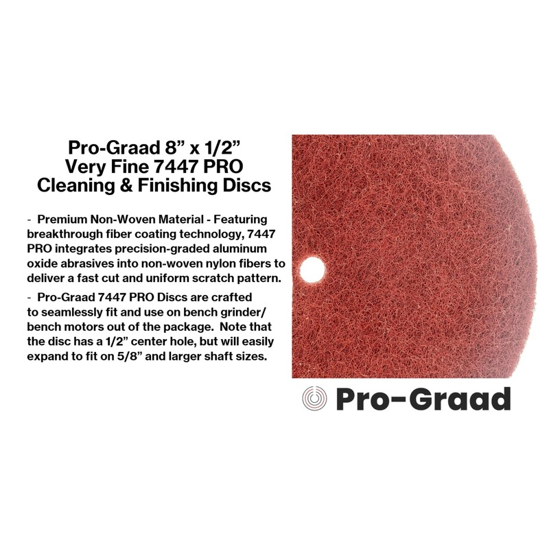 Pro-Graad 4 Pack 8” x 1/2” Very Fine 7447 PRO