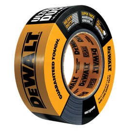 DEWALT Ultra Tough Duct Tape, 1.88 in x 30 yd, Heavy Duty, Ultra Strong, Aggressive Adhesive, All-Weather, Single Roll, Black