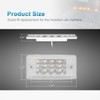 Partsam 5pcs Amber Cab Marker Lights LED Top Roof Running