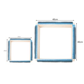 Lampstop Punch Needle Frame Gripper Strip Frame Rug Hooking Frame (16" x 16")