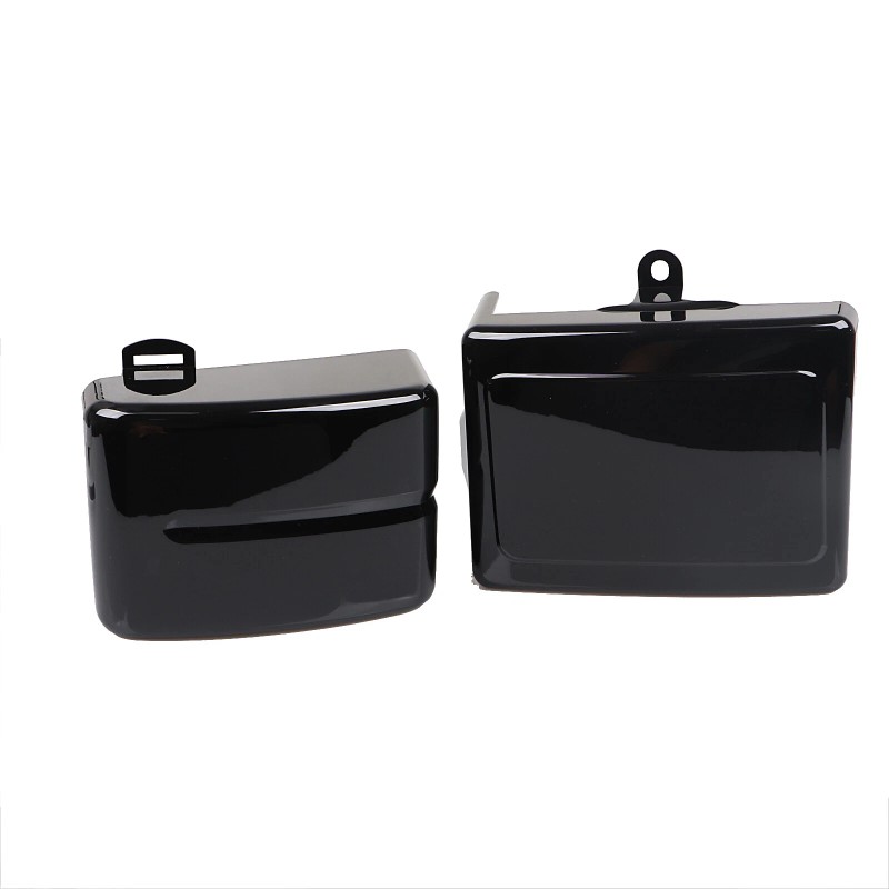 Unbranded L&R Battery Box Side Covers For Harley Dyna Street