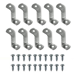 United Mfrs. Supplies Canvas Offset Clips 1-inch 2-Hole Pk/100