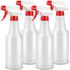 DIYSELF 16oz Spray Bottles 4 Pack, Heavy Duty Refillable Spray