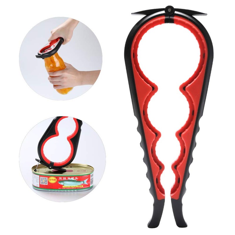 Otstar Latest Jar Opener, 5 in 1 Multi Function Bottle