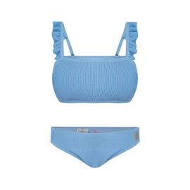 Maui AND Sons Traje de Baño Tipo Bikini para Niña, Juvenil y Moderno con Increíbles Diseños Estampados. (MX/US, Numérica, 16, Regular, Azul)
