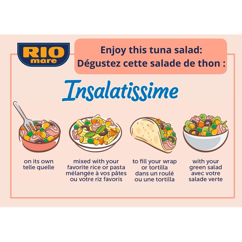 Rio Mare Insalatissime Sweetcorn and Tuna Salad, 160 g(set of
