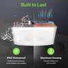Glitgate LED Canopy Light with Motion Sensor: 100W/80W/60W Adjustable Outdoor