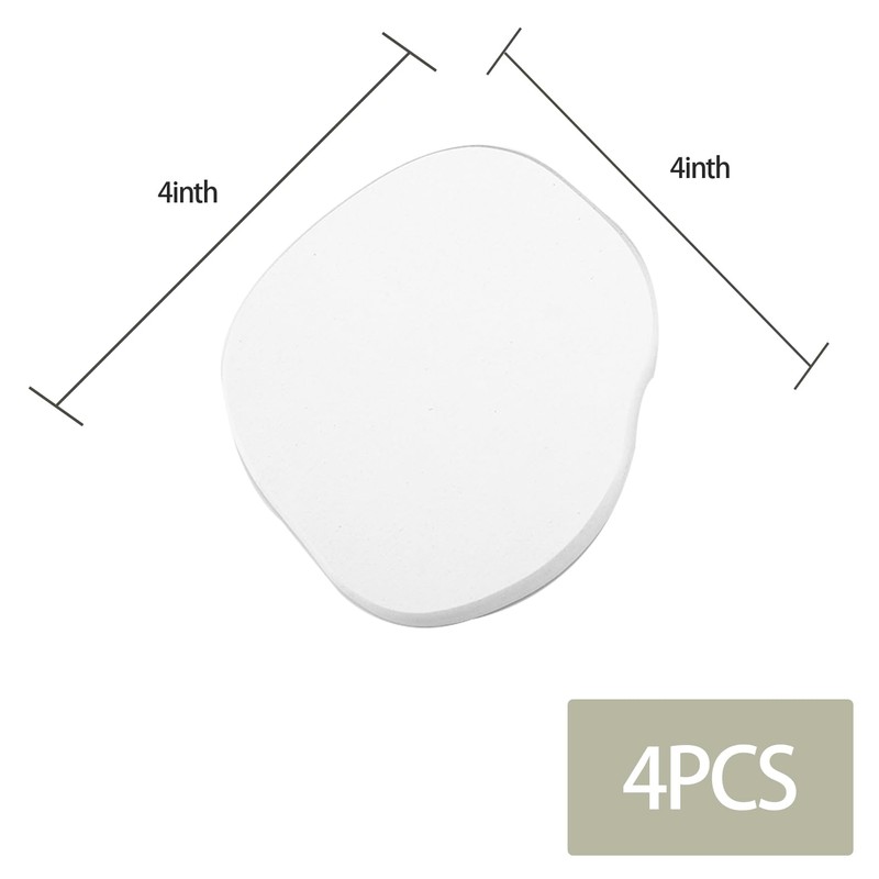 LVYKING Set of Four Coaster Pads Made from Diatomaceous Earth,