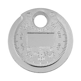 Hsthe Sea 2PCS Spark Plug Gap Tool Coin Type Spark Plug Gap Gauge from 0.020 to 0.100 Inch