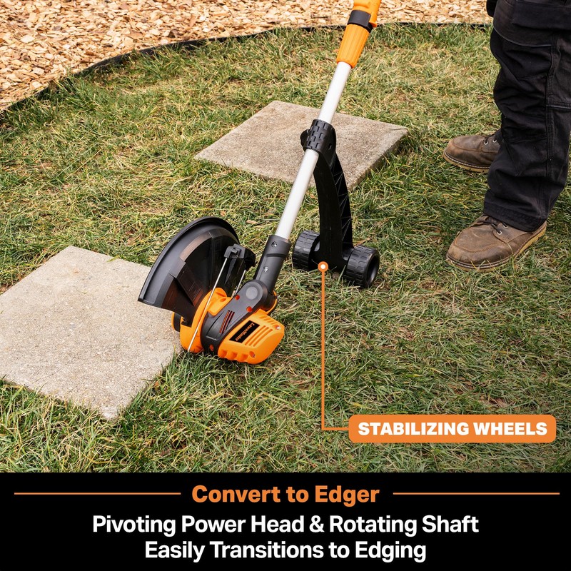 LawnMaster CLGT2410S 24V 10" Cordless String Trimmer Weed Eater 2.0AH