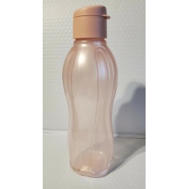 Tupperware Water Bottle 25 oz Pour Seal Big Gulp Drink Blush Prosecco Pink New