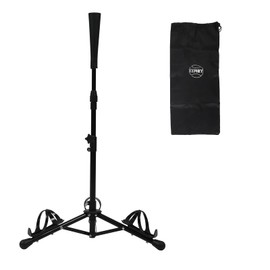 CEPHKY Portable Baseball Tee with Cup Holder, 27" to 48" Height Adjustable Batting Tee, Collapsible Baseball Tees for Hitting Training Practice, Softball Tee with Carry Bag for Youth Adult