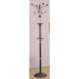 Coat Rack Hat Stand in Espresso Finish