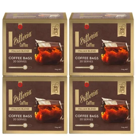 Vittoria Coffee Italian Coffee Bags (Case of 4)