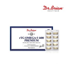 Dr. Brian rTG Omega 3 1400 Premium (180 capsules) (6 months supply) / 닥터브라이언 rTG 오메가3 1400 프리미엄 (180캡슐)(6개월분)